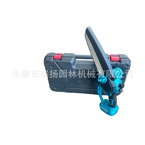 Mini motosierra de 8 pulgadas, herramienta portátil de corte de madera a batería para uso en jardinería y bricolaje. - Product Image 1