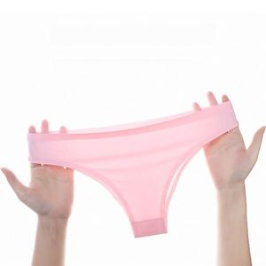 Sous-vêtements pour femmes en soie glacée sans couture à séchage rapide, culottes pour femmes enceintes - Product Image 5