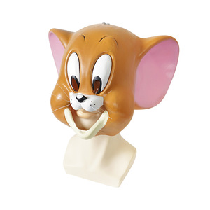 Máscara de látex para niños de Tom y Jerry, accesorio para la cabeza con personaje de dibujos animados para reuniones deportivas - Product Image 4