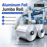 Feuille d'aluminium domestique 8011-O, largeur 300-1600 mm, pour le refendage et la production de petits rouleaux