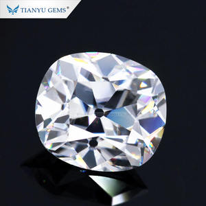 Moissanite Taglio Cushion Antico Personalizzato 10*11mm, Pietra Moissanite Sfusa Allungata Prodotta in Cina - Product Image 1