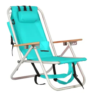 户外轻便折叠便携式背包耐用海滩野餐野营椅