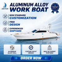 Yacht de luxe familial en aluminium Dookyu certifié CE de 17 m (56 pieds) – Bateau de croisière sécurisé et durable pour le tourisme et les excursions