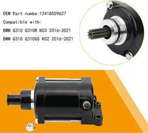 Moteur de démarrage de moto adapté pour <span class=keywords><strong>BMW</strong></span> <span class=keywords><strong>G310R</strong></span> G310GS 2017 - 2021 moteur électrique de démarrage moto G310 R GS 2018 2019 2020 - Product Image 4
