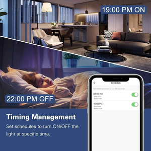 สวิตช์ติดผนังอัจฉริยะซิกบีสำหรับการรักษาความปลอดภัยบ้านแอปเสาเดียวควบคุมด้วยเสียงคุณสมบัติจับเวลาแหล่งพลังงานไฟฟ้า - Product Image 6
