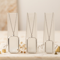 Collier personnalisé en cristal gravé en 3D Small Bridge K9, pendentif cœur DIY, bijou commémoratif personnalisé, cadeau pour anniversaire