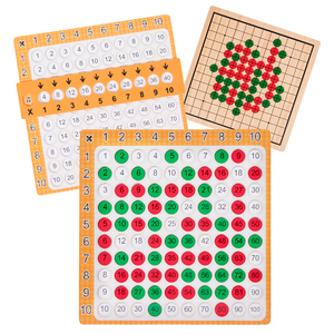 Wooden 3-in-1 Multiplication PK Battle Math Game Multiplication <b>Table</b> Sudoku Puzzle Educational Toy Preschool Children XM-LMS - Product Image 1