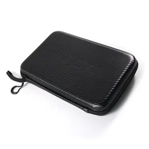 Cubierta protectora para raqueta de entrenamiento de jugadores, bolsa dura portátil, negra, para deportes al aire libre, tenis de mesa