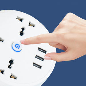 Productos Inteligentes para el Hogar al por Mayor, Enchufe de Almacenamiento con Estándar Europeo, 3 Puertos USB, Cargador de Carga Rápida 3.0 de 2500W - Product Image 4