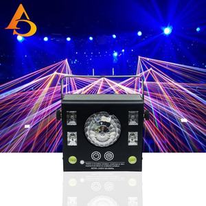 Éclairage laser pour boîte de nuit 50W, lumière de scène LED flash 20W, lumières disco LED RGBW pour DJ, bar, fête, lumière de boule magique rotative 15W - Product Image 1
