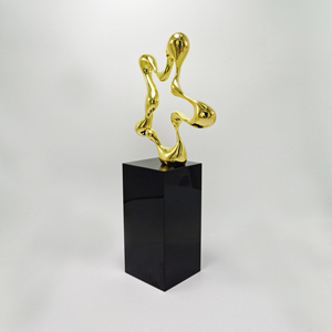 アンティークスタイルカスタム3Dロゴゴールドメタルクラフトスタートロフィーファクトリーダイレクトビジネス賞映画テレビ番組俳優女優 - Product Image 5