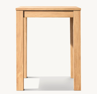 BELVEDEREE Produit d'usine Chaise de bar en teck pour hôtel de plein air Ensemble de bar de jardin Terrasse d'hôtel Table de bar à plate-forme haute en bois massif