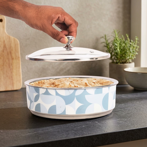 Casserole <b>Dish</b> With Glass Lid Round 24cm Modern Design Colored <b>Oven</b> Safe For Gas And Induction Cooker - Product Image 6
