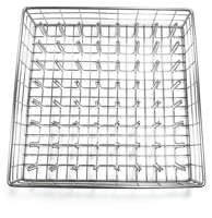 Accessoires pour lave-vaisselle de cuisine commerciale : panier à vaisselle en plastique, panier à verres, bols et couverts pour hôtels, restaurants et traiteurs