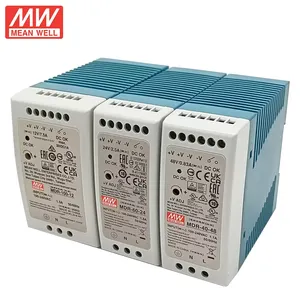 Mean well Fuente de alimentación de riel Din industrial de 60W 5V 12V 24V 48V meanwell 3 años de garantía