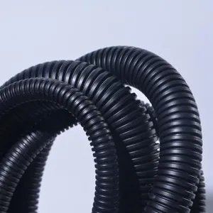 Tubo corrugato flessibile del tubo del condotto elettrico di plastica di protezione del cavo della prova dell'acqua