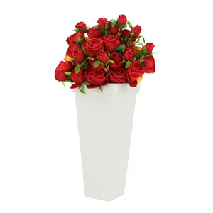 Best Selling Wake Up Plastic Bucket Deep Water Dry Flower Bucket Pp Resin Material Flower Arranging Bucket For Shop Florist Use