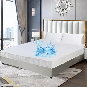 100gsm polyester không thấm nước futon Nệm Bìa nhanh chóng khô giường bảo vệ để ngăn chặn làm ướt giường bảo vệ