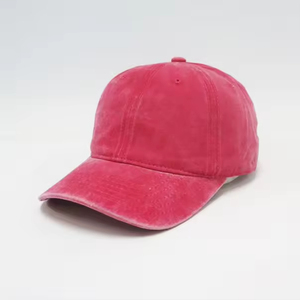 Custom Washed Vintage Baseball Cap Wholesale American Style 6 Panel Distressed Cotton <b>Hat</b> Rubber <b>Print</b> Embroidery - Product Image 5