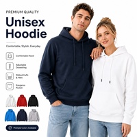 Sudadera con Capucha Unisex con Logotipo Personalizado, Tela Técnica Suave Premium, Sudadera con Capucha Lisa para Impresión, Uniforme de Equipo, OEM, Venta al Por Mayor