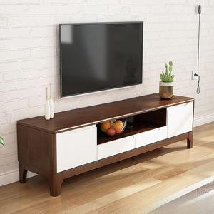 Mueble para <span class=keywords><strong>TV</strong></span> de Madera Maciza Nórdica, Moderno, Minimalista, Multifuncional, para Sala de Estar, Unidad de Entretenimiento, Almacenamiento para el Hogar - Product Image 3
