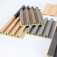 SONSILL Coloré Grain De Bois Pvc Revêtement Revêtement 10 Conceptions Panneau Mural Cannelé Plaque Panneau Mural Échantillon