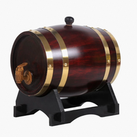 Tonneau à whisky en chêne, Mini tonneau en bois, Table de rangement, esprit, tonneau à whisky Vintage, vin