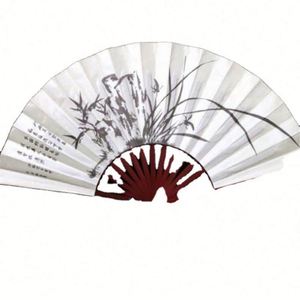 Nuevo Diseño Personalizado de Abanico Plegable de Bambú Estilo Chino para Hombre, Decorativo - Product Image 1
