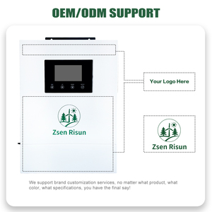 ระบบโซลาร์เซลล์แบบไฮบริด Zsen Off Grid ขนาด 4KW 6KW 10.2KW คลื่นไซน์บริสุทธิ์  รองรับแรงดันไฟฟ้าเข้ากว้างช่วง รุ่น ZR- SPMOFF ช่วงแรงดันไฟฟ้าเข้ากว้าง - Product Image 5
