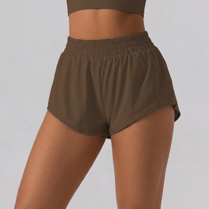 Shorts Deportivos 2 en 1 para Mujer, Cintura Elástica, Secado Rápido, Transpirables, Anti-Transparencia, Ligeros, para Yoga y Atletismo, Venta al Por Mayor - Product Image 1