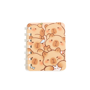 Cuaderno Espiral Kapibala A7 Mini de Bolsillo, Diario Lindo con Páginas Rayadas, Cubierta Gruesa con Impresión Digital - Product Image 5