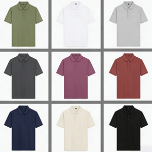 เสื้อกอล์ฟผู้ชายผ้าวอร์สต์สีพื้น คุณภาพสูง ขายส่ง OEM สำหรับงานทางการ ไซส์ใหญ่ แห้งเร็ว ระบายอากาศได้ดี รับผลิตตามแบบ - Product Image 2