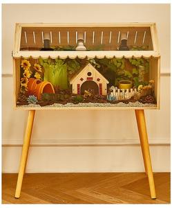 Kunden spezifische billige hölzerne zarte Schildkröten nest Mehrzweck-Schildkröten box Reptilien box Schildkröten käfig Holz Reptilien gehäuse <span class=keywords><strong>Terrarium</strong></span> - Product Image 4