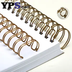 笔记本用270弯曲线双环线螺旋装订环: