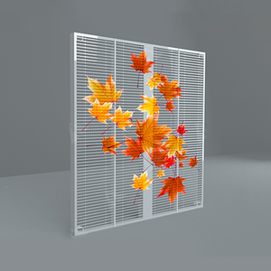 Pantalla LED Transparente para Ventana de Vidrio, Diseño de Pájaro de Origami Colorido, Pantalla Publicitaria de Pared para Interiores, Brillo de 5000 cd, 1080P - Product Image 2