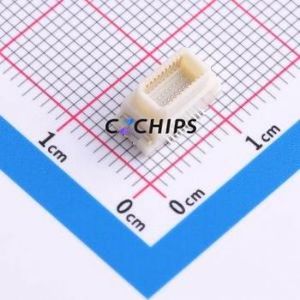 DF17(4.0)-20DP-0.5V(57) Board-to-Board & Backplane Connector SMD,P=0.5mm Connector 0.5mm Vertical Mount 2 300mA - Product Image 1