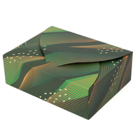 Boîtes de vente au détail pliables en carton ondulé, écologiques, créatives, avec impression personnalisée OEM, pelliculage mat et pochettes pour l'emballage alimentaire