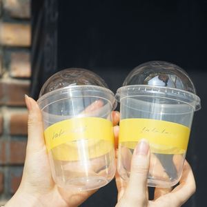แก้วน้ำพลาสติก PP แบบฉีดขึ้นรูปทรงตัวยู ผิวเคลือบด้าน ขนาด 90 มม. ยี่ห้อ Huitianchen รับพิมพ์ลายตามสั่ง - Product Image 4