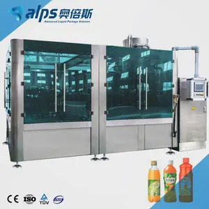 Bottle Water Production Machine Automatic Aseptic Flavored Water Soft Drinks Production Bottle Bottling Line Plant Juice Monoblock Filling Machine Price