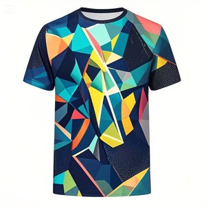 T-shirt personnalisé pour homme Créez votre propre design Impression numérique T-shirt à manches courtes Chemise décontractée Streetwear - Product Image 1