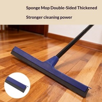 Serpillère magique pour le nettoyage des sols avec raclette en silicone, balai-essuie-glace pour le nettoyage de la cuisine et de la salle de bain, matériau PP, modèle SY17