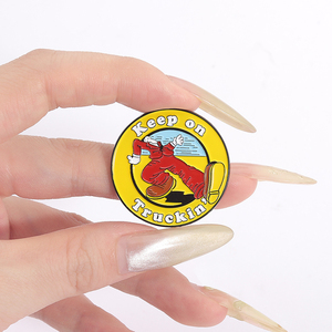 Эмалированная брошь в виде булавки - Product Image 4