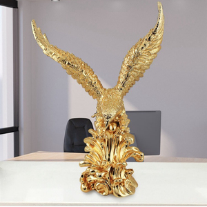 Thân Thiện Với Môi Đại Bàng Vàng Điêu Khắc Craftwork Nhựa Trang Trí Nội Thất Polyresin Nghệ Thuật Động Vật Khuôn Mẫu Tính Năng - Product Image 3