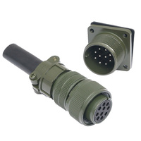 Connecteur circulaire Mil-C-5015 18 broches, boîtier 4/5/6/8/10 broches, raccord fileté, prise MS3102, MS3106A, MS3108A, prise droite ou angulaire