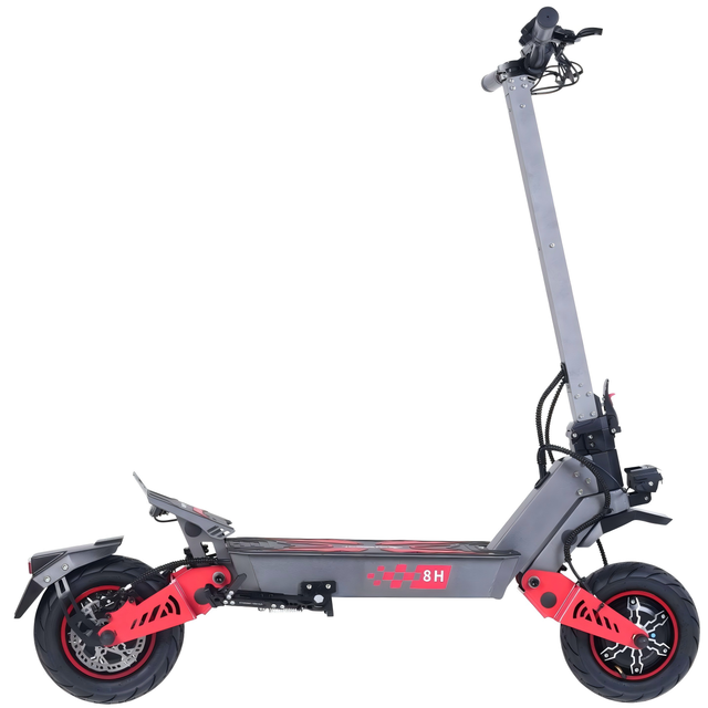 80-90km Long Range Electric Scooter H8 US Stock 3000w*2 60v/30ah Off-Road 11inches Wheels Adult Long-lasting Escooter