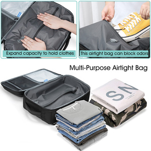 Large Capacity Expandable 19-Inch Laptop Backpack Smart <strong>Carry</strong> Handle Custom Lock USB Charging Port Display Travel <strong>Bag</strong> - Product Image 5