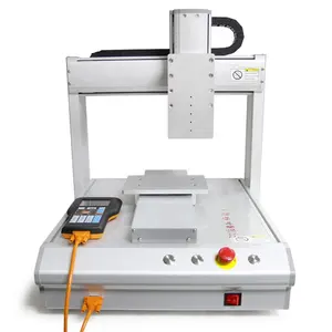 Pegamento automatizado de pintura de silicona resina epoxi PU UV PVC AB domo de fusión en caliente LED máquina robótica dispensadora de precisión