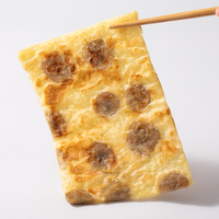Mélange de crêpes pour petit-déjeuner au goût banane surgelé, pré-cuit, en sachet portable pour enfants