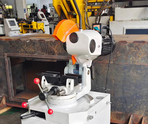 آلة قطع الأنابيب اليدوية الهوائية المحمولة MC315A شبه الأوتوماتيكية لقطع الفولاذ المقاوم للصدأ وسبائك الألومنيوم والبي في سي والمعادن - Product Image 3