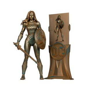 Genuino McFarlane <span class=keywords><strong>DC</strong></span> Bronze Wonder Woman figura de acción de 7 pulgadas nueva condición modelo juguete Material plástico soplador de aire función Color - Product Image 2